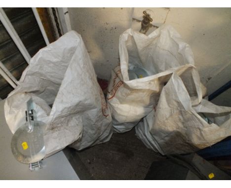 THREE BAGS OF PIPE RAIN CAPS