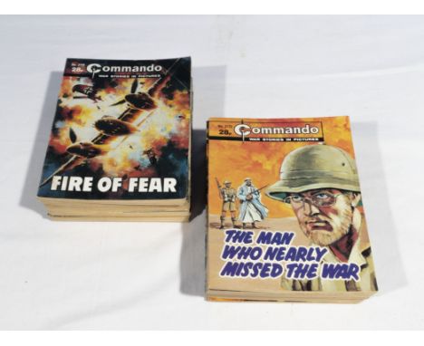 30 vintage Commando comics all 28p