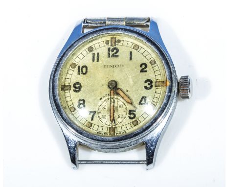 A Timor British army watch Circa 1940 stamped to reverse ATP NO. 136505