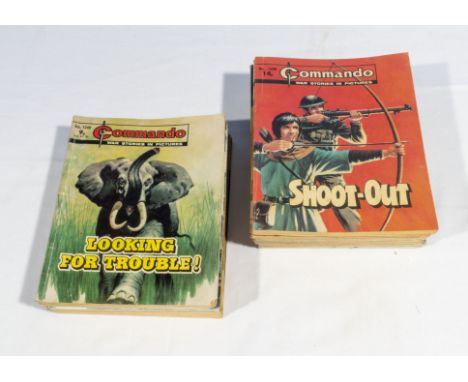 30 vintage Commando comics 9p to Â£1.35
