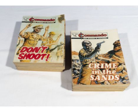 30 vintage Commando comics 16p and 18p