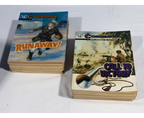 30 vintage Commando comics all 18p