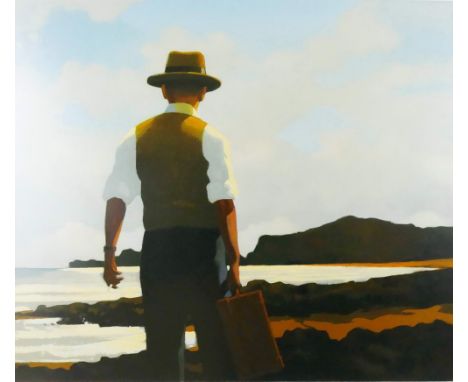 Jack Vettriano (b 1951), "The Drifter", colour limited edition print, 170/275, signed in pencil lower right hand corner, 57 x