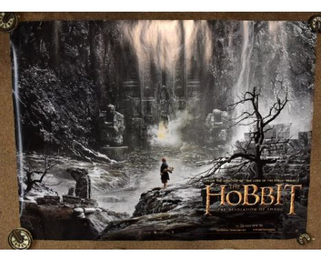 THE HOBBIT; eight UK cinema quad posters comprising two An Unexpected Journey, two The Desolation of Smaug, and four The Batt