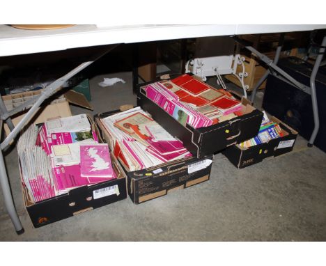 Four boxes of Ordnance Survey maps 