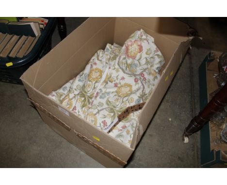 A pair of Laura Ashley curtains