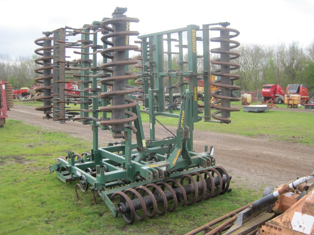 Cousins 5m Hyd Folding Progressive Cultivator c/w FlexiCoils, Spring