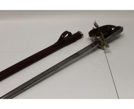 Fine King George VI 1821 pattern Royal Artillery Officers' sword by Wilkinson Sword & Co. (no. 66938), in excellent original 