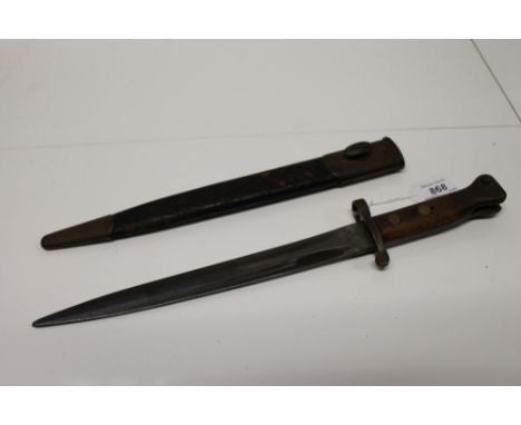 Victorian Lee Metford bayonet with scabbard