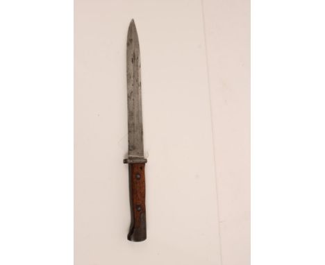 German 1884 / 98aA bayonet, dated 1888, regimental marked, lacking scabbard