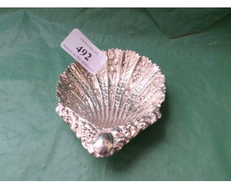 Scalloped shell ring dish (Sheffield 1892)