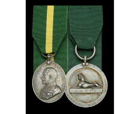 Territorial Force Efficiency Medal, G.V.R. (353 Sjt. T. Griffiths. 7/Manch: Regt.); together with a 4th Volunteer Battalion, 