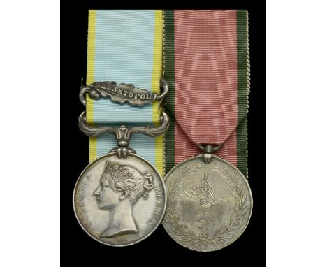 Pair: Major and Brevet Lieutenant-Colonel C. Higginbotham, 63rd Regiment of Foot, who was severely wounded at Sebastopol  Cri