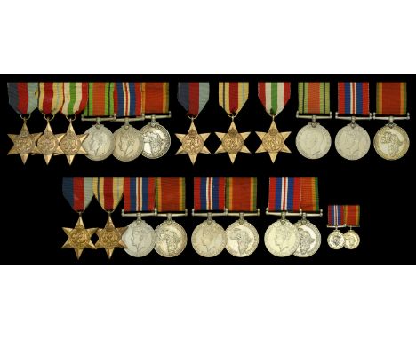 Six: G. E. Aitchison, Union Defence Force 1939-45 Star; Africa Star; Italy Star; Defence and War Medals 1939-45; Africa Servi