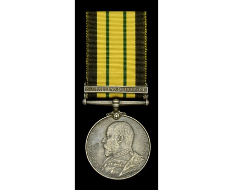Africa General Service 1902-56, 1 clasp, Gambia (2512 Pte D. Horton. 3rd W. India Regt) light contact marks, otherwise very f
