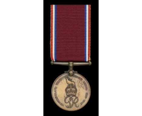 Newfoundland Volunteer War Service Medal, officially numbered ‘3332’, in Royal Mint case of issue, very fine and scarce  £600