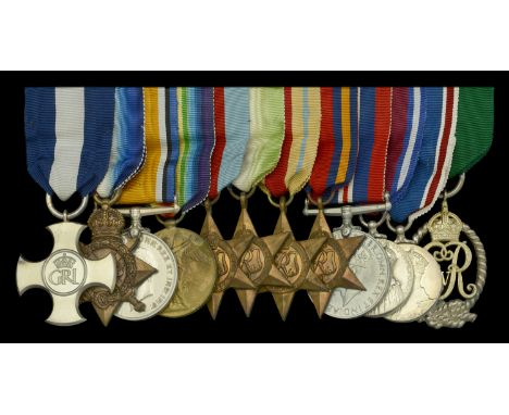 A rare Second War ‘Persian Gulf’ D.S.C. group of twelve awarded to Captain R. E. T. Tunbridge, Royal Naval Reserve, later Sen