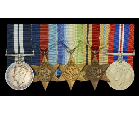 A Second War anti-U-Boat operations D.S.M. group of five awarded to Able Seaman T. Farrell, Royal Navy, for the sinking of U-