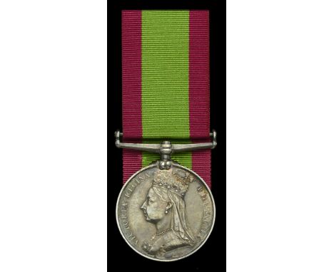 Afghanistan 1878-80, no clasp (1604 Pte. Sl. Barthorpe. 63rd. Regt.) minor edge bruise otherwise nearly extremely fine  £80-£