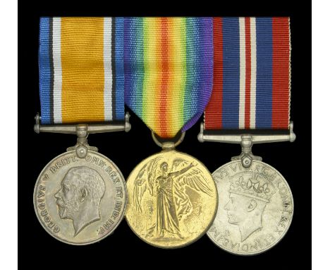 Three: Captain R. C. C. Smart, Royal Navy, in command of Q-Ship Saros  British War and Victory Medals (Commr. R. C. C. Smart.