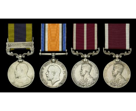 India General Service 1908-35, 1 clasp, North West Frontier 1908 (138 Sowar Zaid Gul Khyber Rifles); British War Medal 1914-2