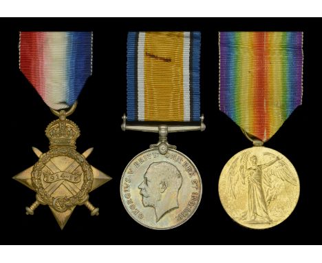 A rare Great War campaign group of three awarded to Captain A. W. A. Davies, Royal Army Medical Corps, late Uganda Railway Vo