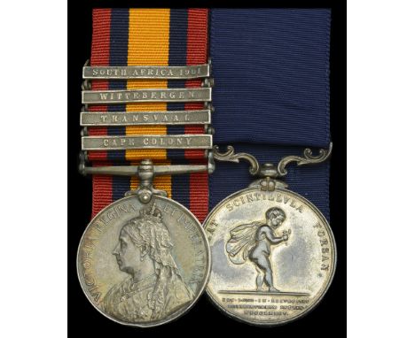 Pair: Private J. Hopkins, Manchester Regiment, who was awarded the Royal Humane Society’s Bronze Medal for saving the life of