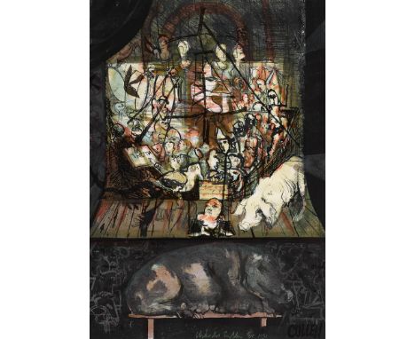 Charles CullenPIG21/24 lithograph, 79 x 54cm signed and dated 1997Provenance; Graphic Studio Gallery (Label verso)