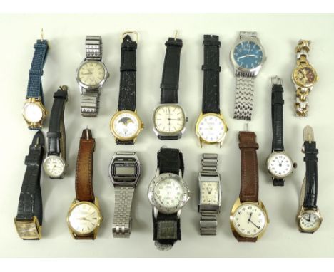 A collection of watches comprising Audax, Louis Demar, Casio, Corvette, Citron, Censi, Sekonda, Next, Solo, Accurist, Reflex,