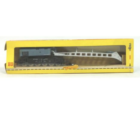 A collection of Fleischmann 'HO' gauge locomotives, wagons and accessories, comprising a Union Pacific locomotive, an Electri