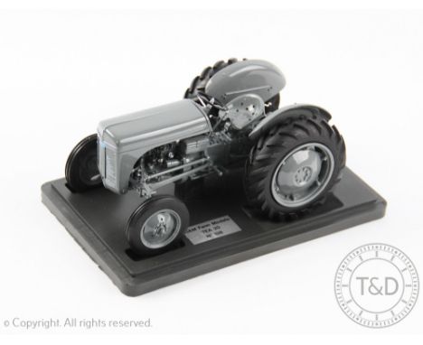 Tractoys for G&M Farm Models 1/16 Scale model tractor, Massey Ferguson TEA 20, grey livery, No.198, within box 