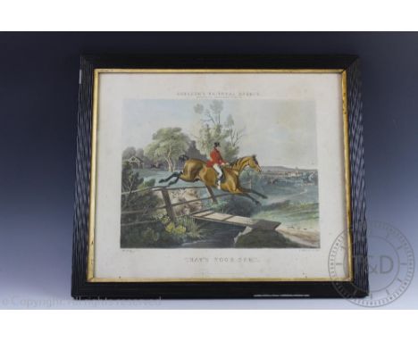 After John Ferneley (1782-1860), A pair of hunting colour prints, Sheldon's National Sports Hunting Recollections, Each frame