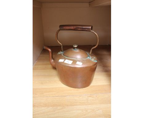 A 19th Century copper kettle 
