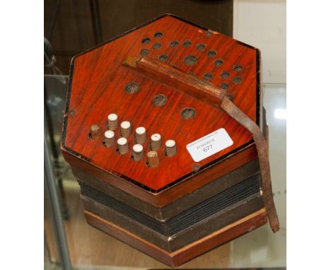 A vintage concertina 