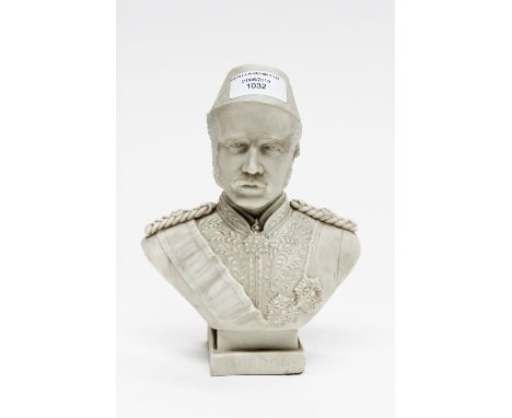A W.H. Goss bust, General Gordon 1885 (sd) 