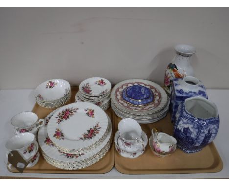 Thirty three pieces of Richmond Bone china, with Ringtons caddies, wall plates, Royal Albert Lavender Rose sugar basin and mi