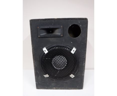 A PA speaker of Maplin design, 100 watt, ported cabinet, with Maplin Tiger 100 speaker and tweeter 