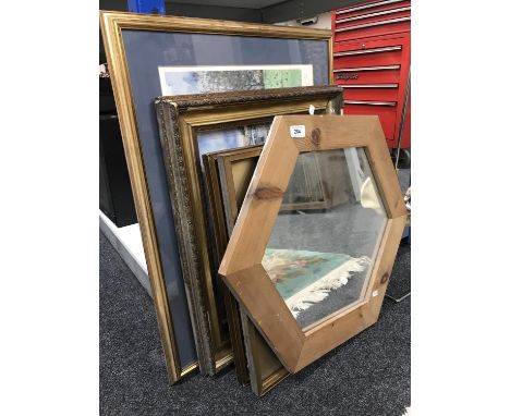 A signed limited edition print, 150th Anniversary of St Helen's Church First School by Paul Henry, together with a pine frame