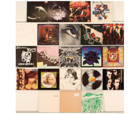A collection of Irish Bands and Artists LPs to include (1) Thin Lizzy - Jailbreak (1976 UK, Vetigo - 9102 008, Gatefold); (2)