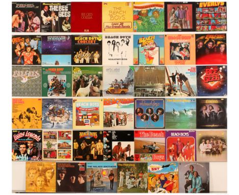 Pop LPs and 12" Singles from artists such as The Beach Boys, Bee Gees, The Everlys and The Walker Brothers - mostly re-issues
