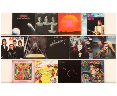 A collection of Utopia and Related LPs to include (1) Utopia - Oops! Wrong Planet (1977 UK, K 55517); (2) Utopia - Oblivion (