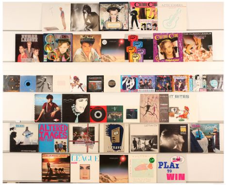 A collection of Electronic/Pop LPs, 12", 10" and 7" Singles to include artists; Frankie Goes To Hollywood, It Bites, Swing Ou
