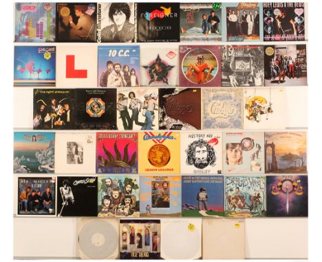 Soft Rock LPs and 12" Singles to include Chicago, Hot Streets (S CBS 860069), IV (S 69041)X (S 86010); Electric Light Orchest