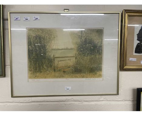 Michael Carlo (British, 20th century), 'Still, June', limited edition coloured lithograph, signed and dated 1979 in pencil, m