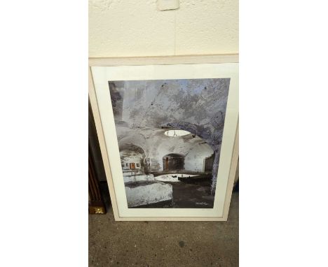 Siobhan Russell, Underground Engine Room, coloured photographic print from the Rescue Camden Series, framed and glazed