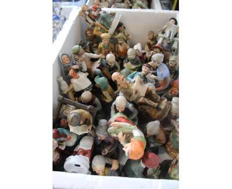 A large job lot of assorted ceramic figures. Postage unavailable 