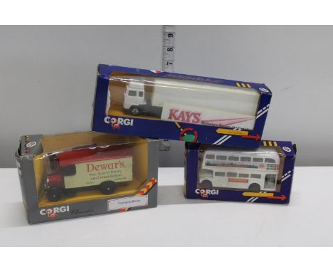 Three boxed Corgi die-cast models 