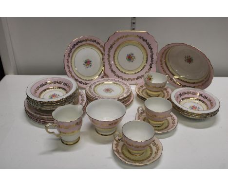 A vintage Gladstone bone china tea service pattern No 5879. Postage unavailable 