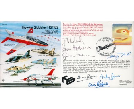 Multi-Signed by 7 Test Pilots C F Roberts, G J Tomlinson, P Hopkins, D M S Simpson, A P S Jones, M H B Snelling and H E Frick