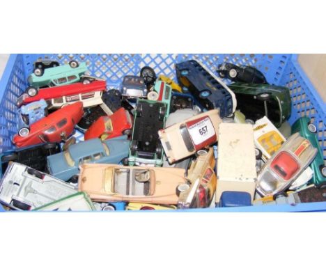 A quantity of Dinky, Corgi and other die-cast model vehicles